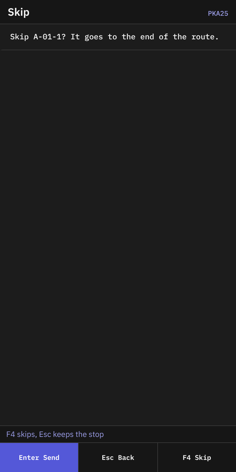 PKA25 - Skip
