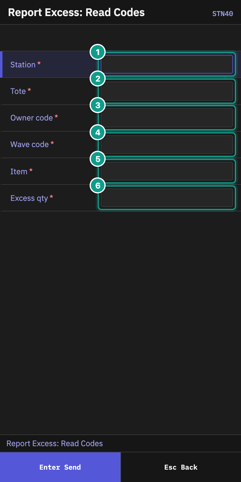 STN40 - Report Excess Read Codes
