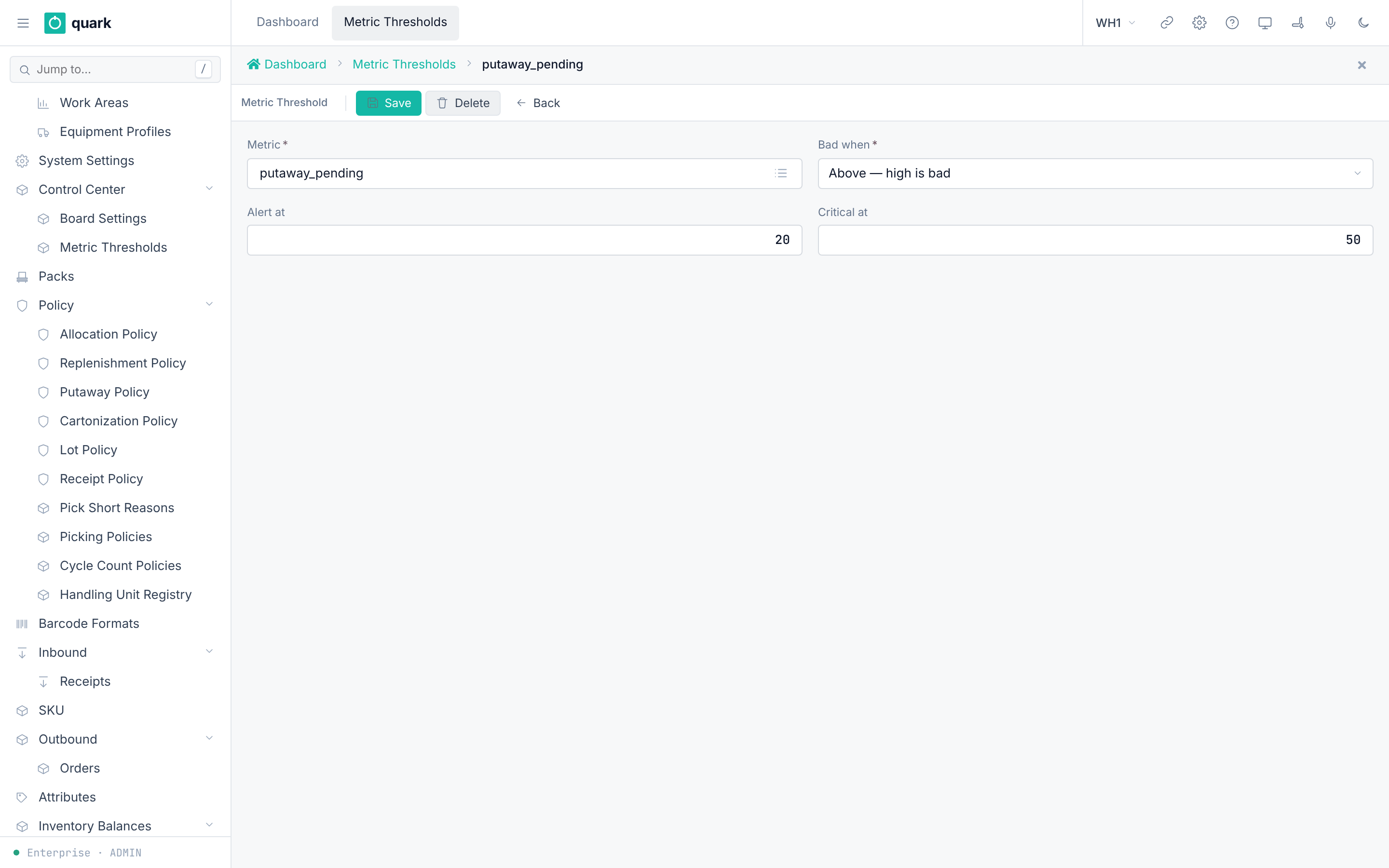 dashboard_threshold_normal_form - Metric Threshold