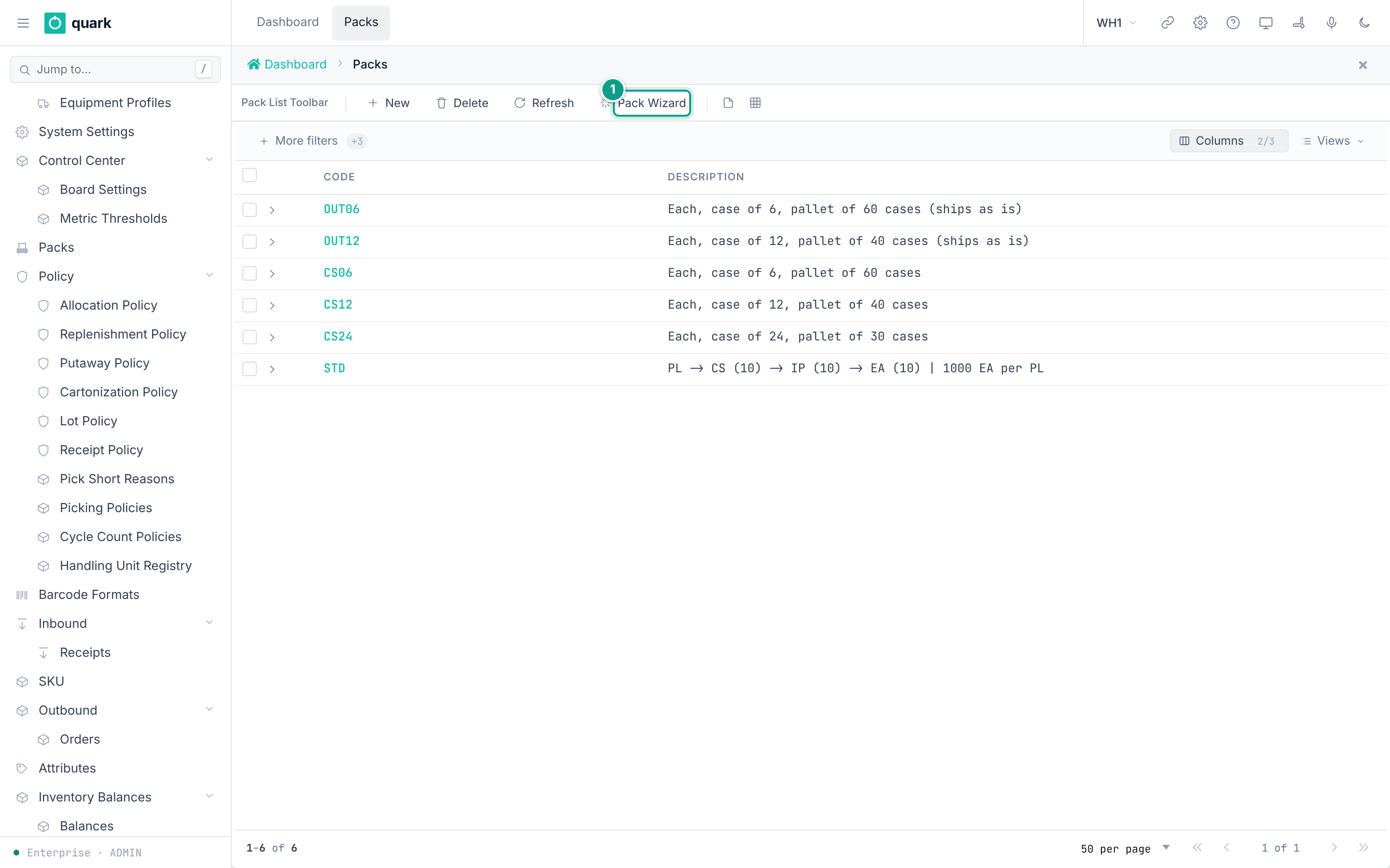 pack_list_form - Pack List